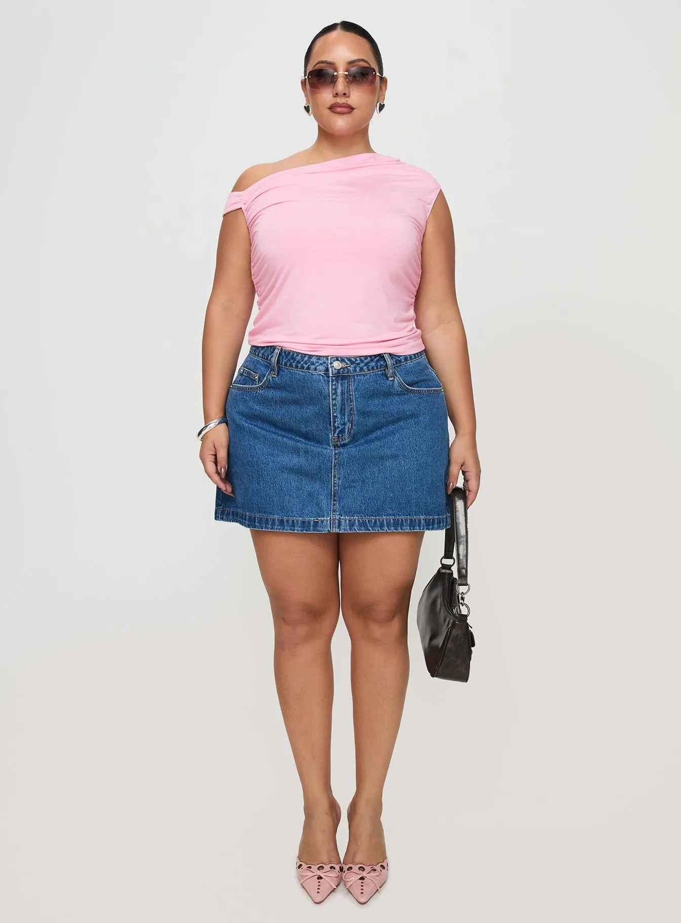 Beller Top Pink Curve sold by Princess Polly product image thumbnail 5