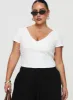 Maz Top White Curve sold by Princess Polly