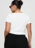 Maz Top White Curve sold by Princess Polly