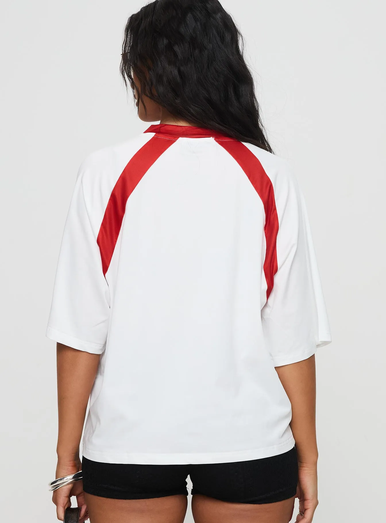 One Star Top White / Red sold by Princess Polly product image thumbnail 5