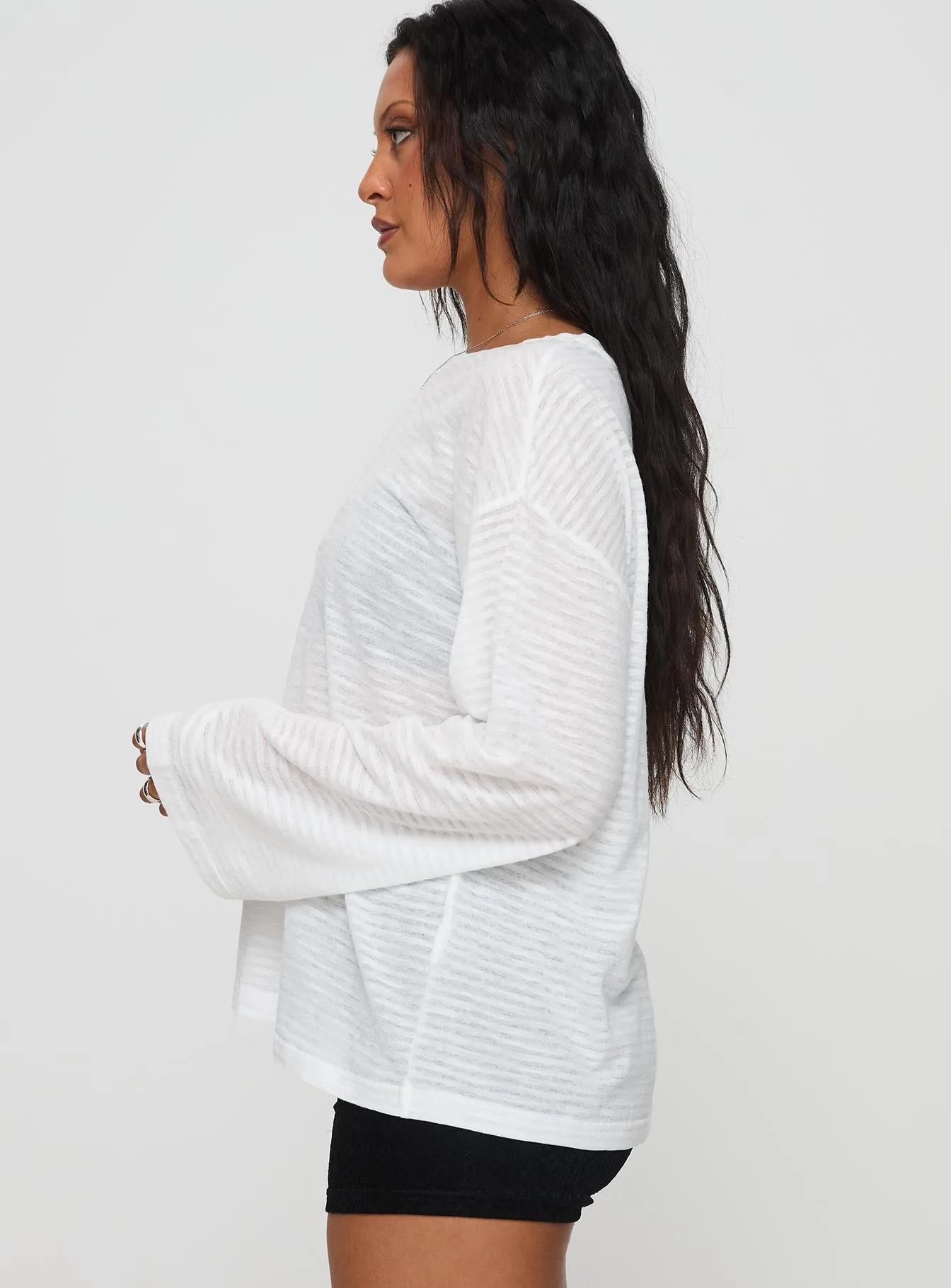 Veracruz Long Sleeve Top White sold by Princess Polly product image thumbnail 5