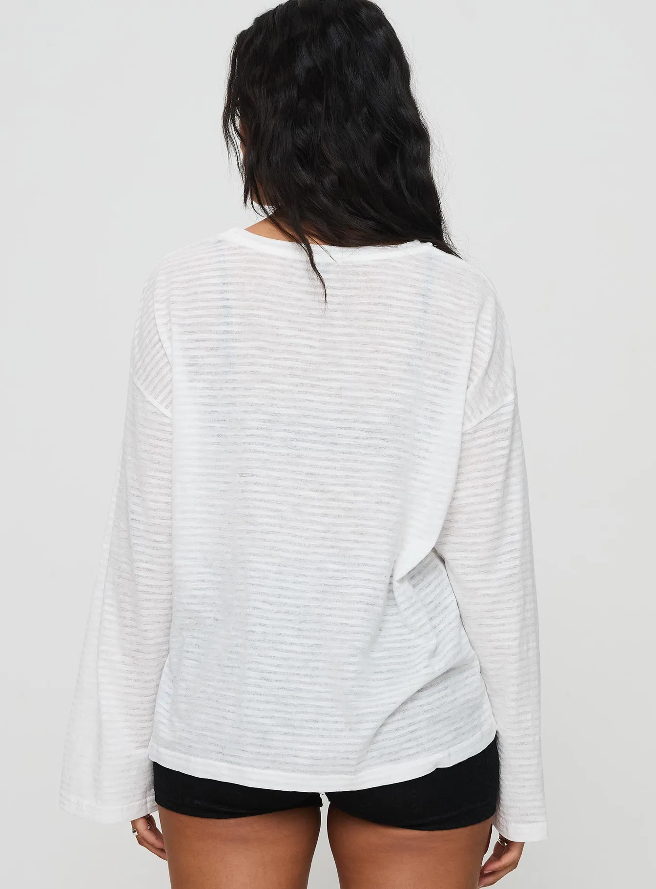 Veracruz Long Sleeve Top White sold by Princess Polly product image thumbnail 4