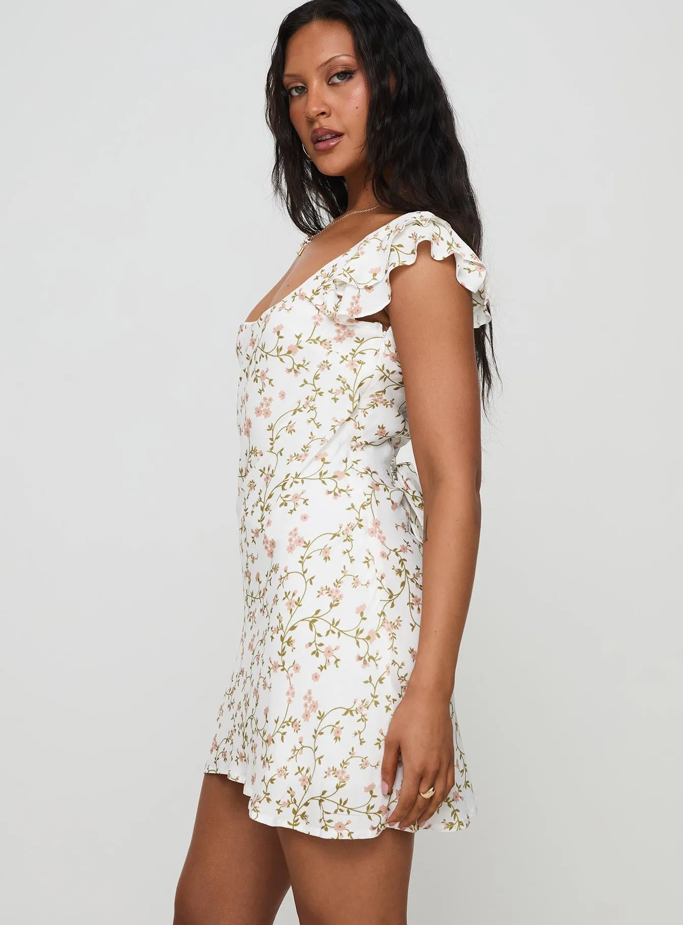 Whitechapel Mini Dress Multi sold by Princess Polly product image thumbnail 3