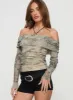 Fossi Strapless Top Multi sold by Princess Polly