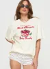 Fresh Cherries Oversized Tee Yellow sold by Princess Polly