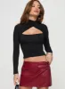 Ganz Long Sleeve Top Black sold by Princess Polly