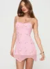 Harkin Mini Dress Pink sold by Princess Polly