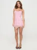 Harkin Mini Dress Pink sold by Princess Polly