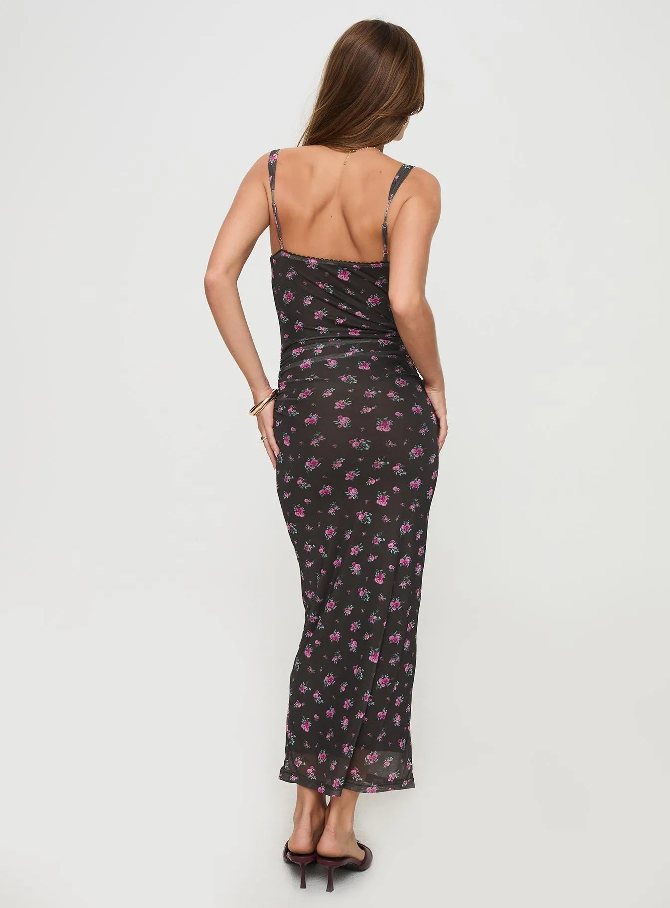 Cotter Maxi Dress Black Floral sold by Princess Polly product image thumbnail 4