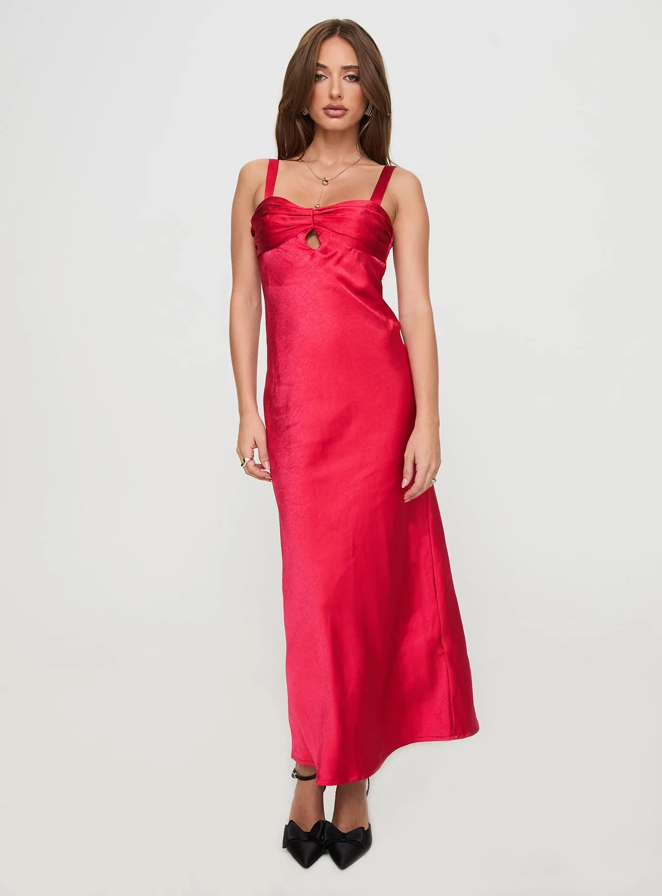 Joane Maxi Dress Red sold by Princess Polly