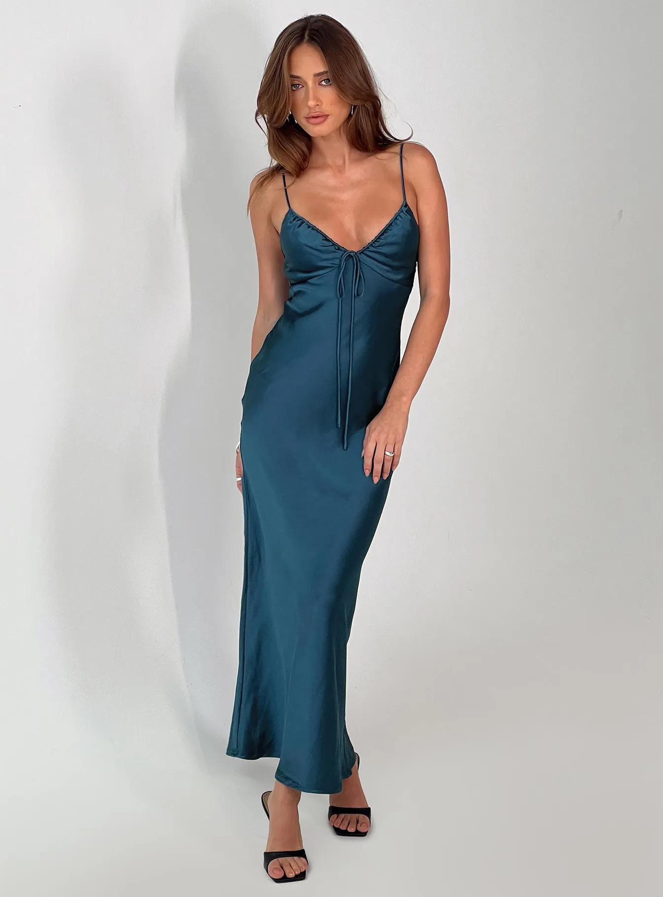 Maguire Maxi Dress Navy sold by Princess Polly