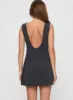 Blyss Mini Dress Charcoal sold by Princess Polly