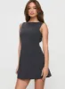 Blyss Mini Dress Charcoal sold by Princess Polly