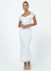 Hera Maxi Dress White Floral sold by Princess Polly