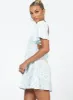Summer Nights Mini Dress Blue Floral sold by Princess Polly