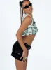 Iconic Cargo Mini Skirt Black sold by Princess Polly