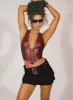 Iconic Cargo Mini Skirt Black sold by Princess Polly