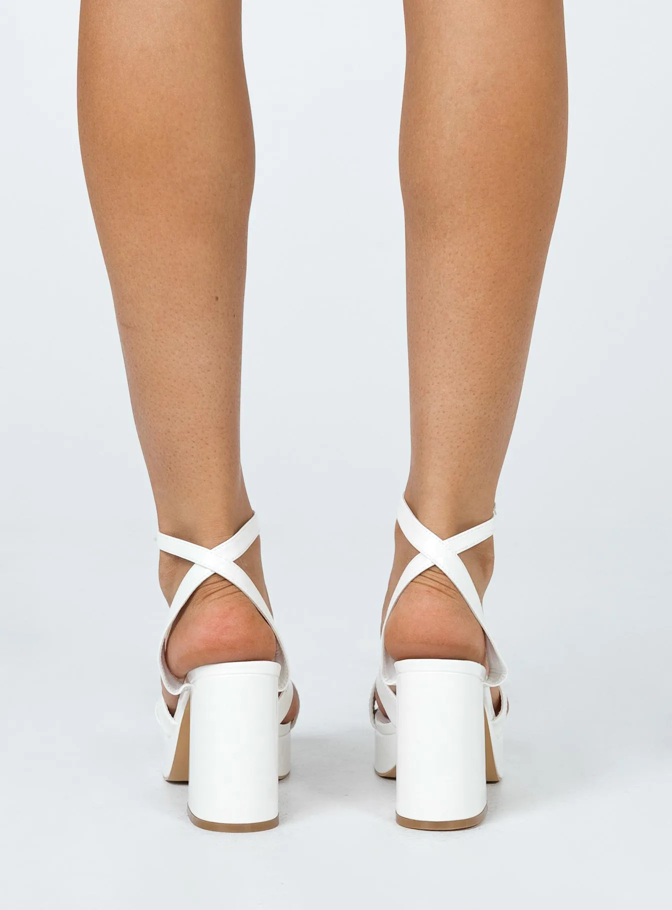 Caprice Heels White sold by Princess Polly product image thumbnail 4