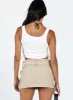 Iconic Cargo Mini Skirt Beige sold by Princess Polly