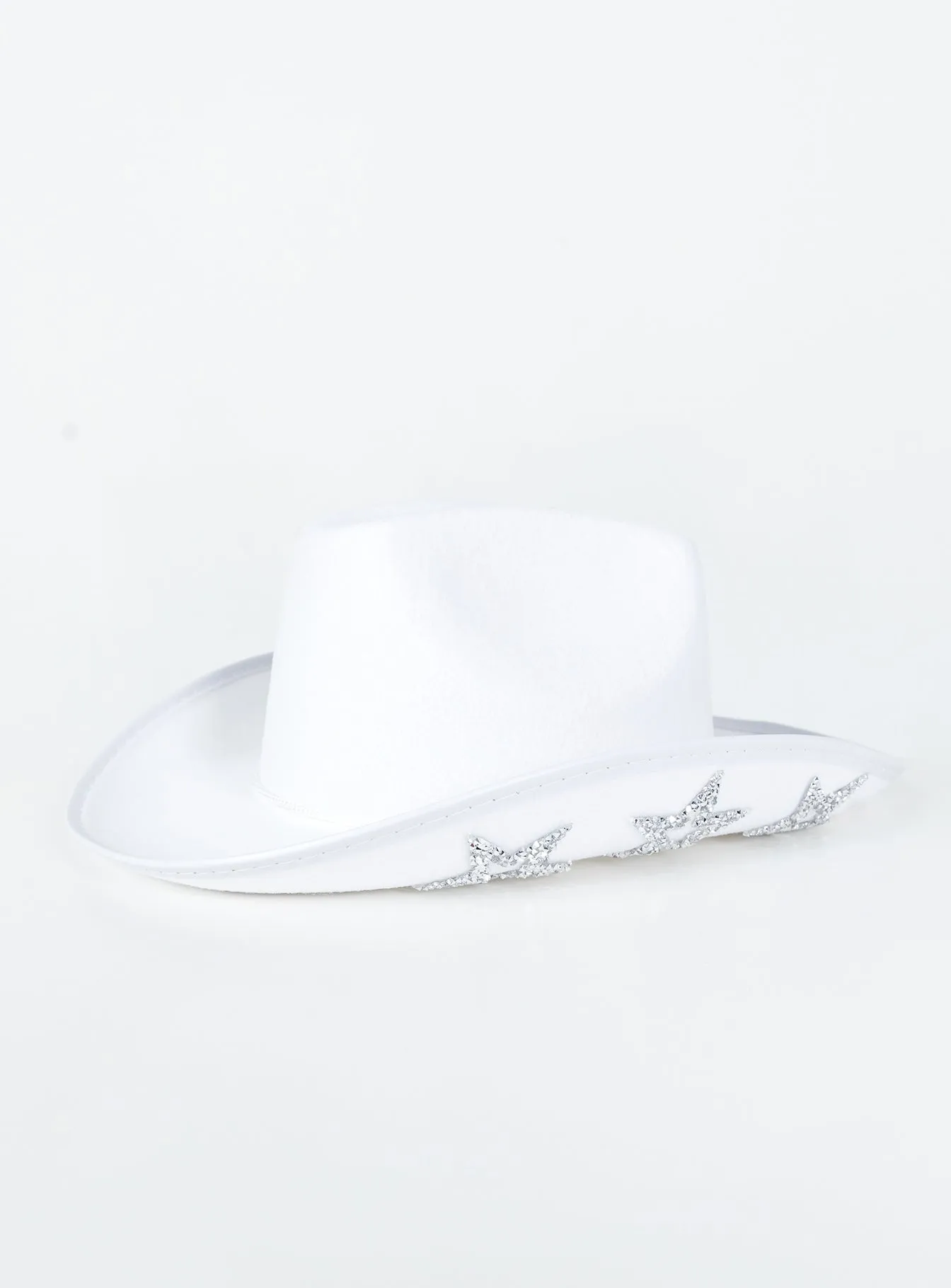 Headline Cowboy Hat White sold by Princess Polly product image thumbnail 3