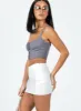 Karley Low Waist Mini Skirt White sold by Princess Polly