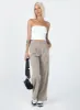 Archer Pants Pinstripe Beige sold by Princess Polly