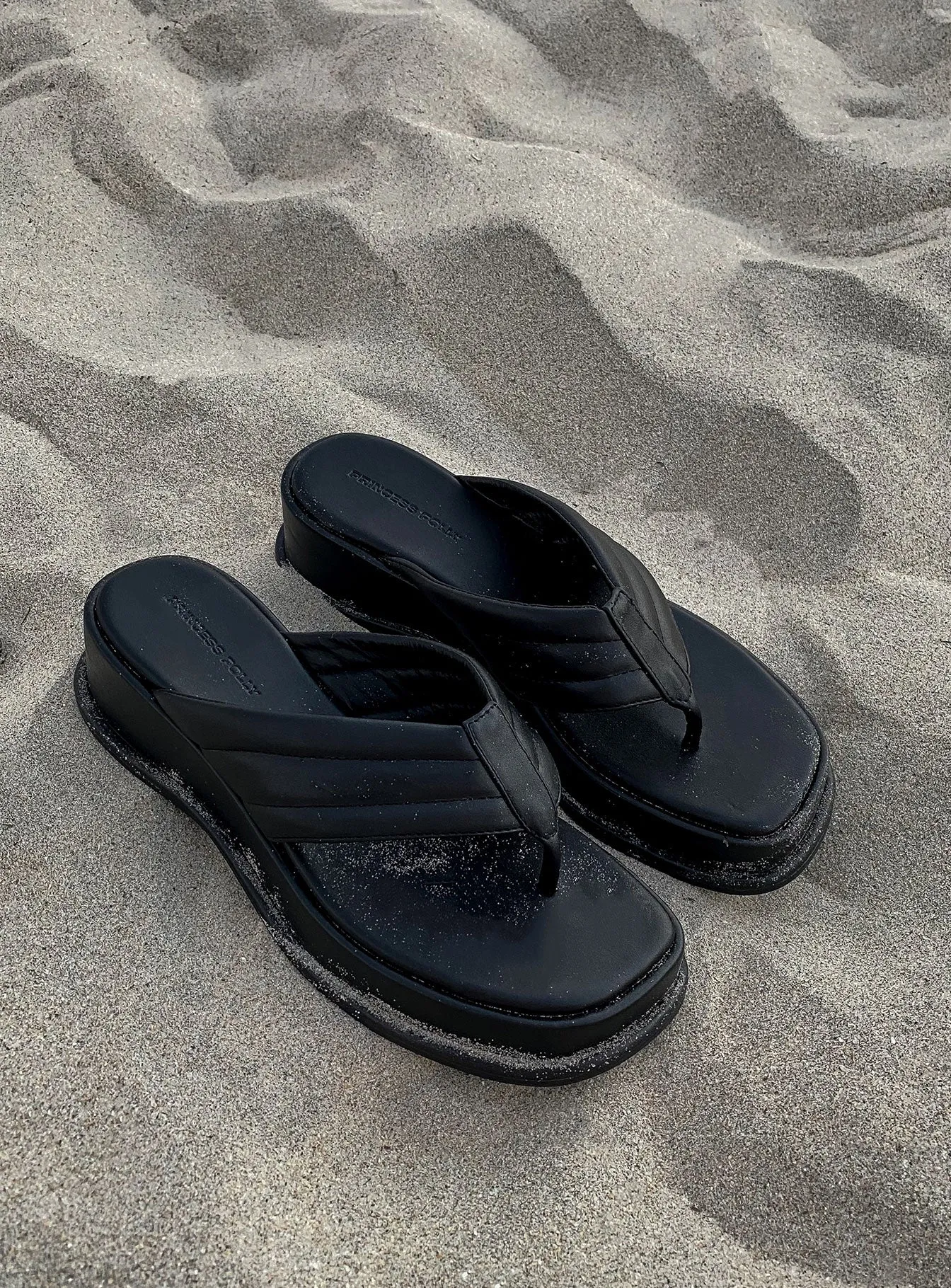 Pump It Up Platforms Black sold by Princess Polly