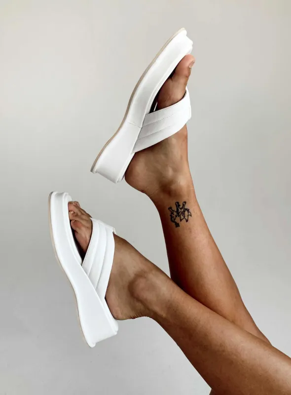 Pump It Up Platforms White sold by Princess Polly