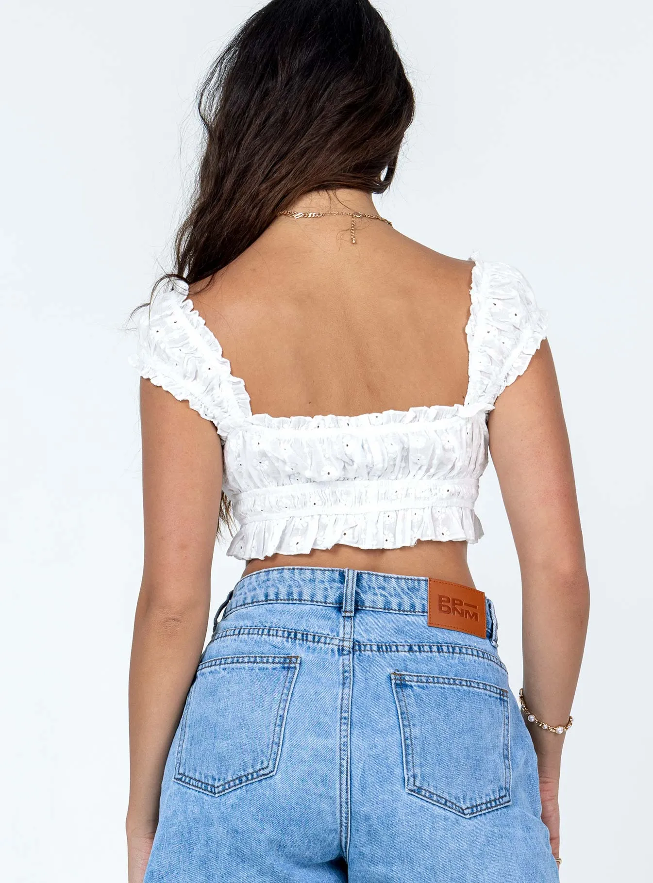 Carlita Top White sold by Princess Polly product image thumbnail 5