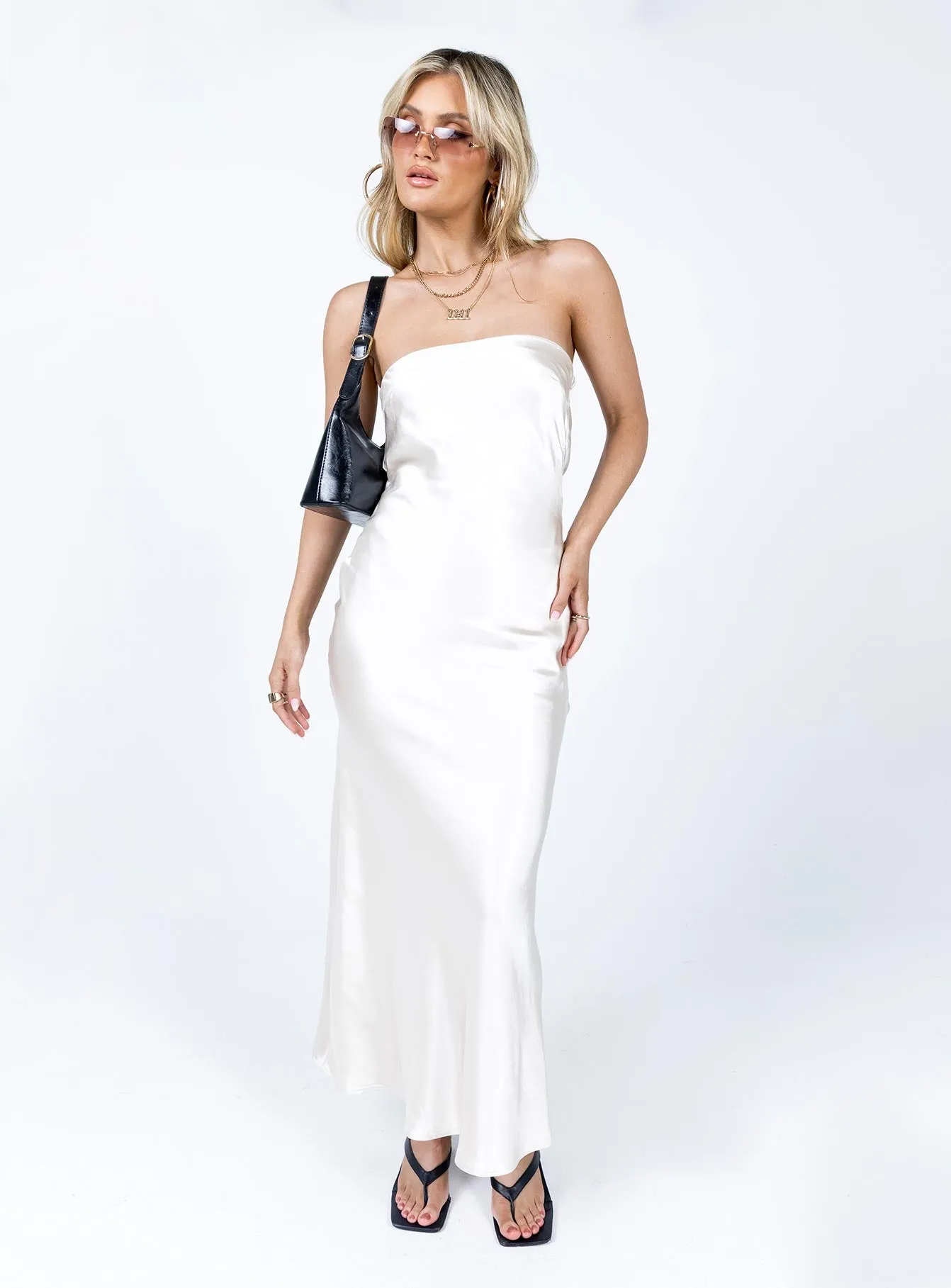 Haley Maxi Dress Champagne sold by Princess Polly product image thumbnail 3