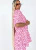 Motel Michita Shirt Apple Check Blush Red sold by Princess Polly