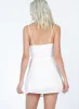 Jaye Mini Dress White/Pink sold by Princess Polly