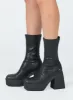 Windsor Smith Baddest Black Stretch Sock Boots sold by Princess Polly