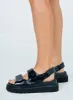 Rue Chunky Sandals Black sold by Princess Polly