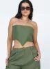 La Quinta Tube Top Khaki sold by Princess Polly