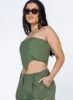 La Quinta Tube Top Khaki sold by Princess Polly