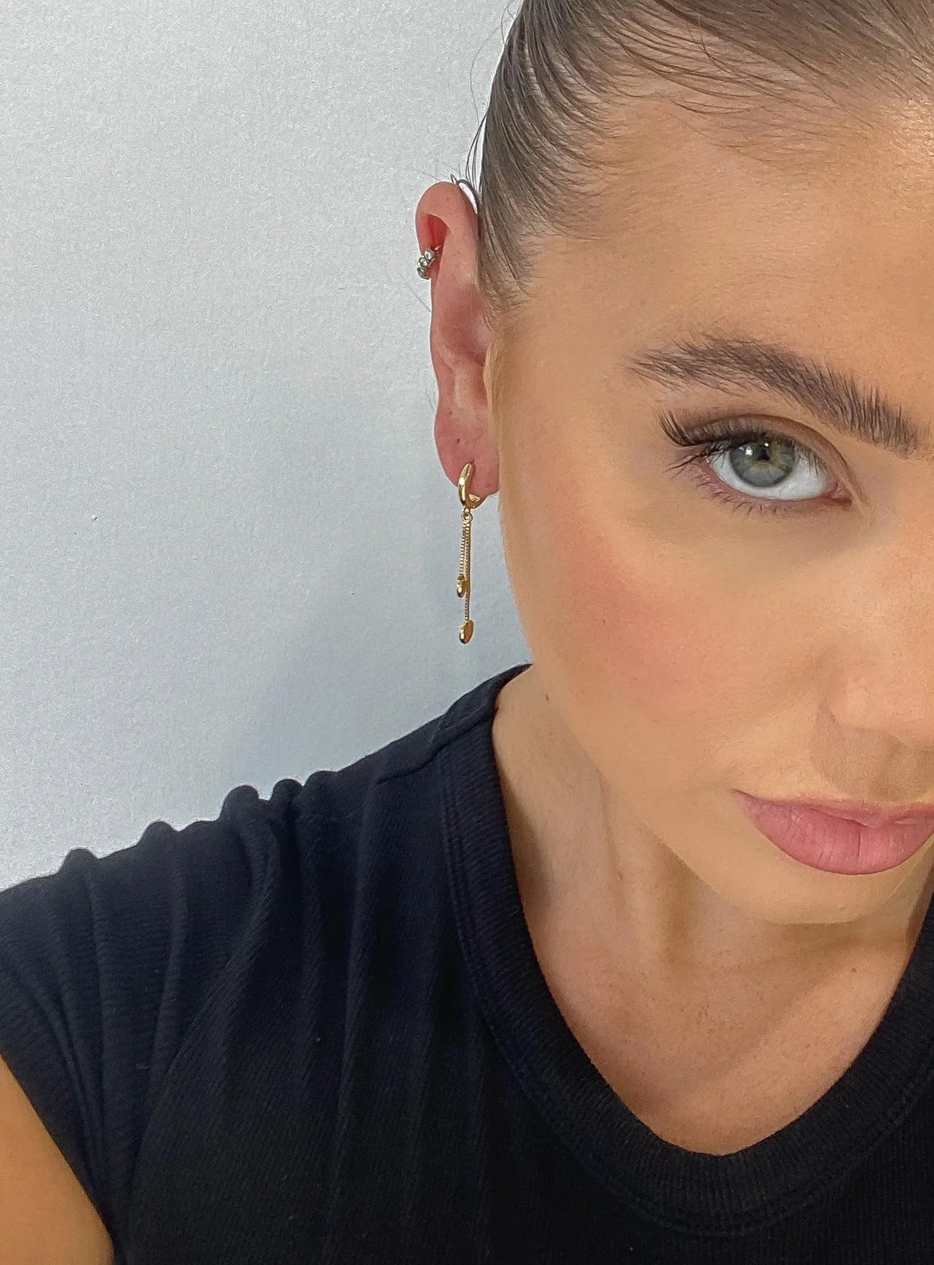 Voce Earrings Gold sold by Princess Polly product image thumbnail 3