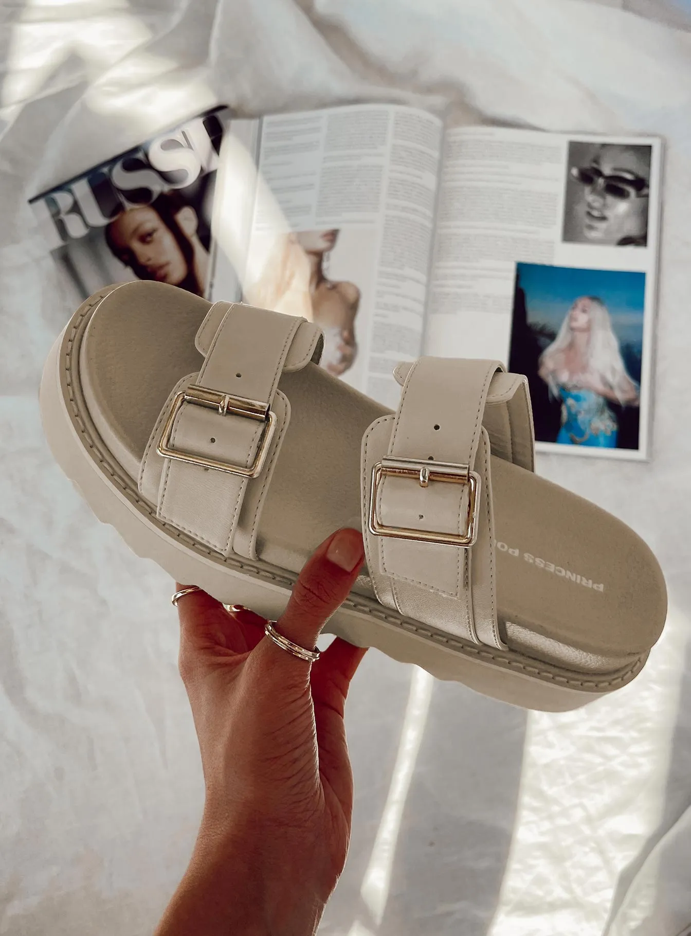 Ma Belle Sandals Cream sold by Princess Polly product image thumbnail 5