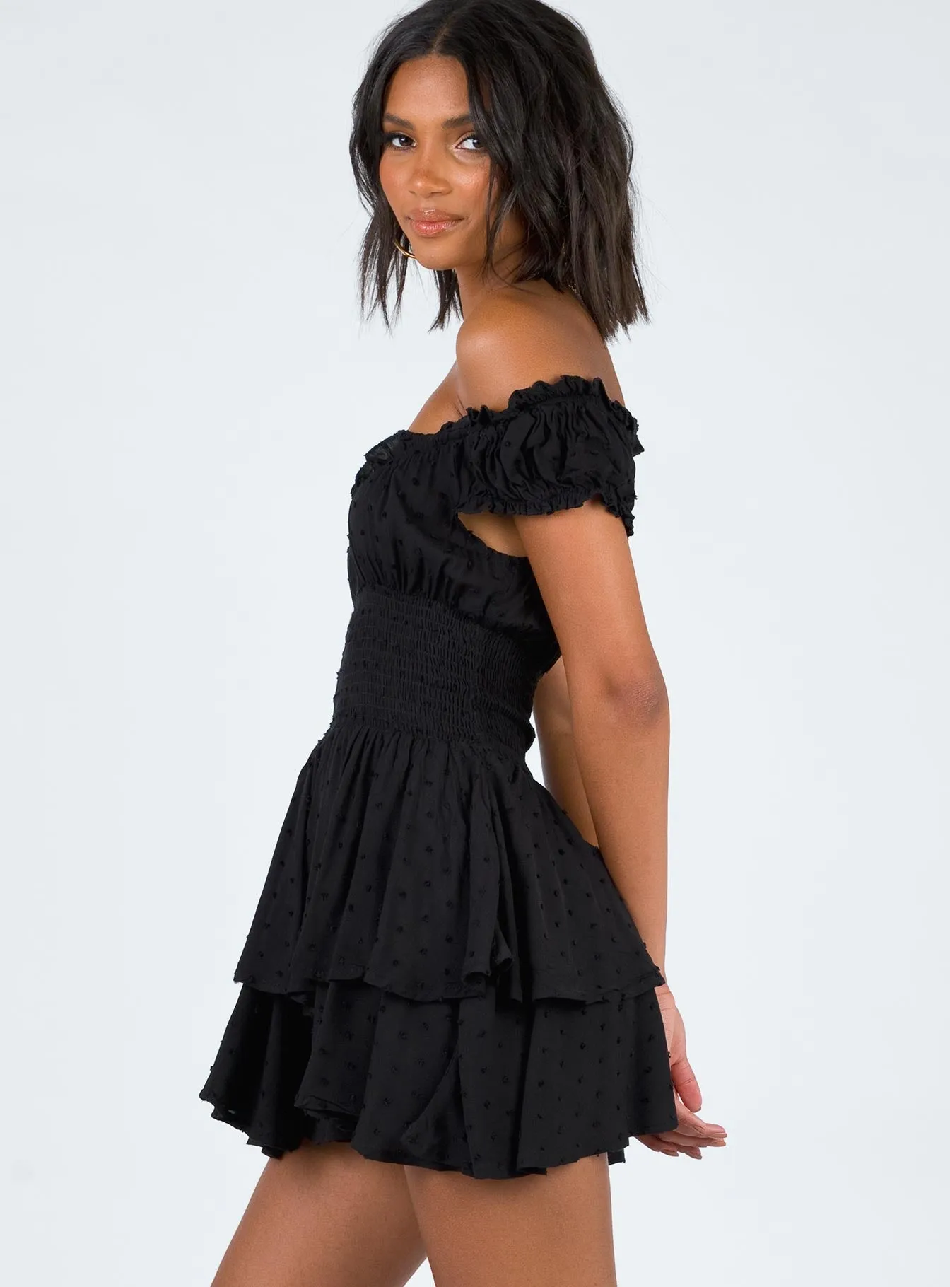 The Love Galore Romper Black sold by Princess Polly product image thumbnail 4