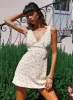 Nellie Mini Dress White / Yellow Floral sold by Princess Polly