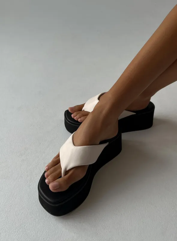 Crawley Sandals Cream sold by Princess Polly