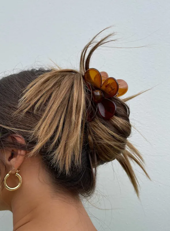Sun Spirit Hair Clip Brown sold by Princess Polly