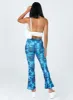 Allen Floral Flare Pants Blue sold by Princess Polly