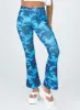 Allen Floral Flare Pants Blue sold by Princess Polly