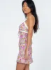 Emilee Mini Dress Pink Floral sold by Princess Polly