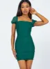 Charvi Mini Dress Forest Green sold by Princess Polly