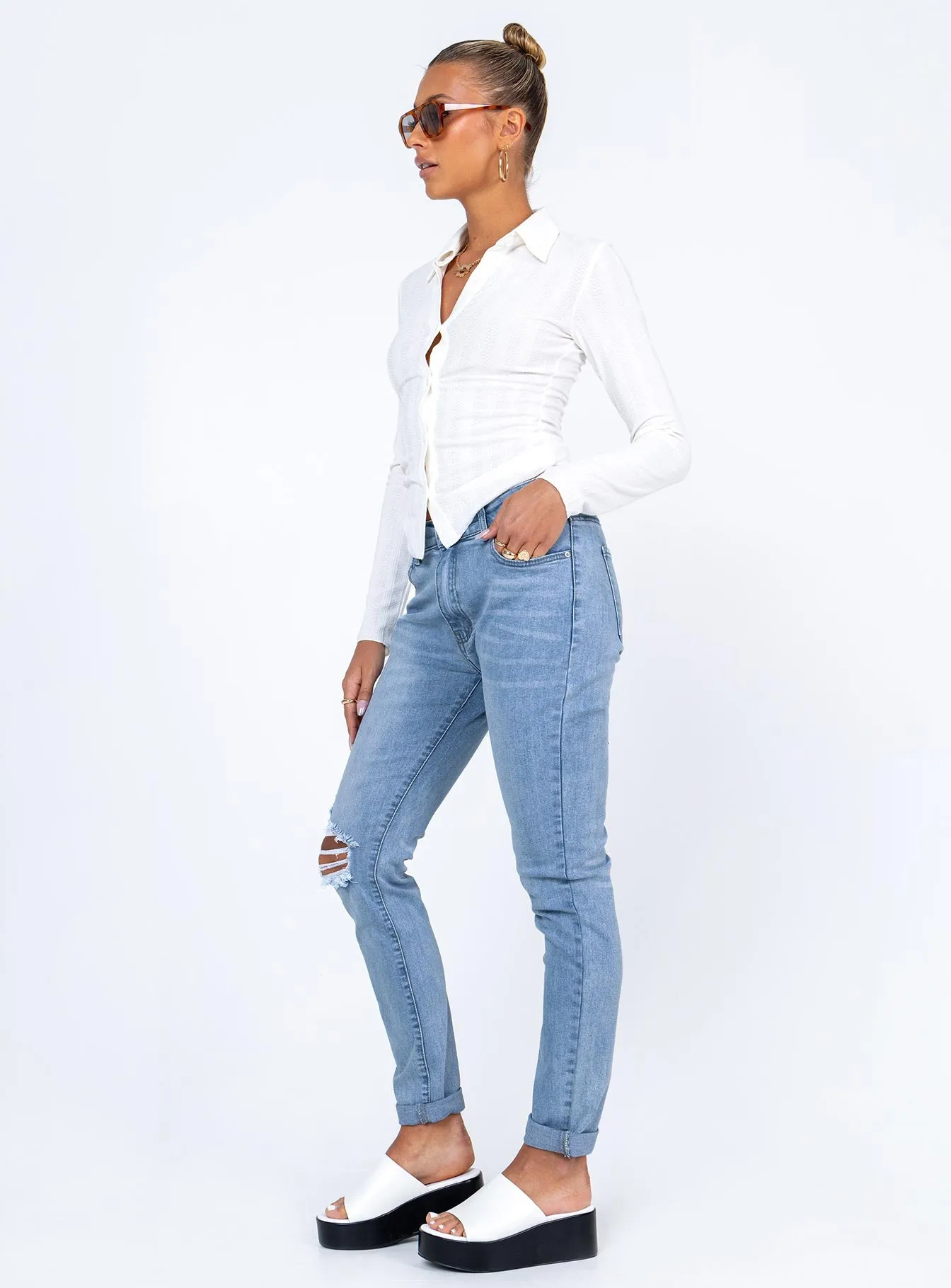 Osuna Denim Jeans sold by Princess Polly product image thumbnail 3