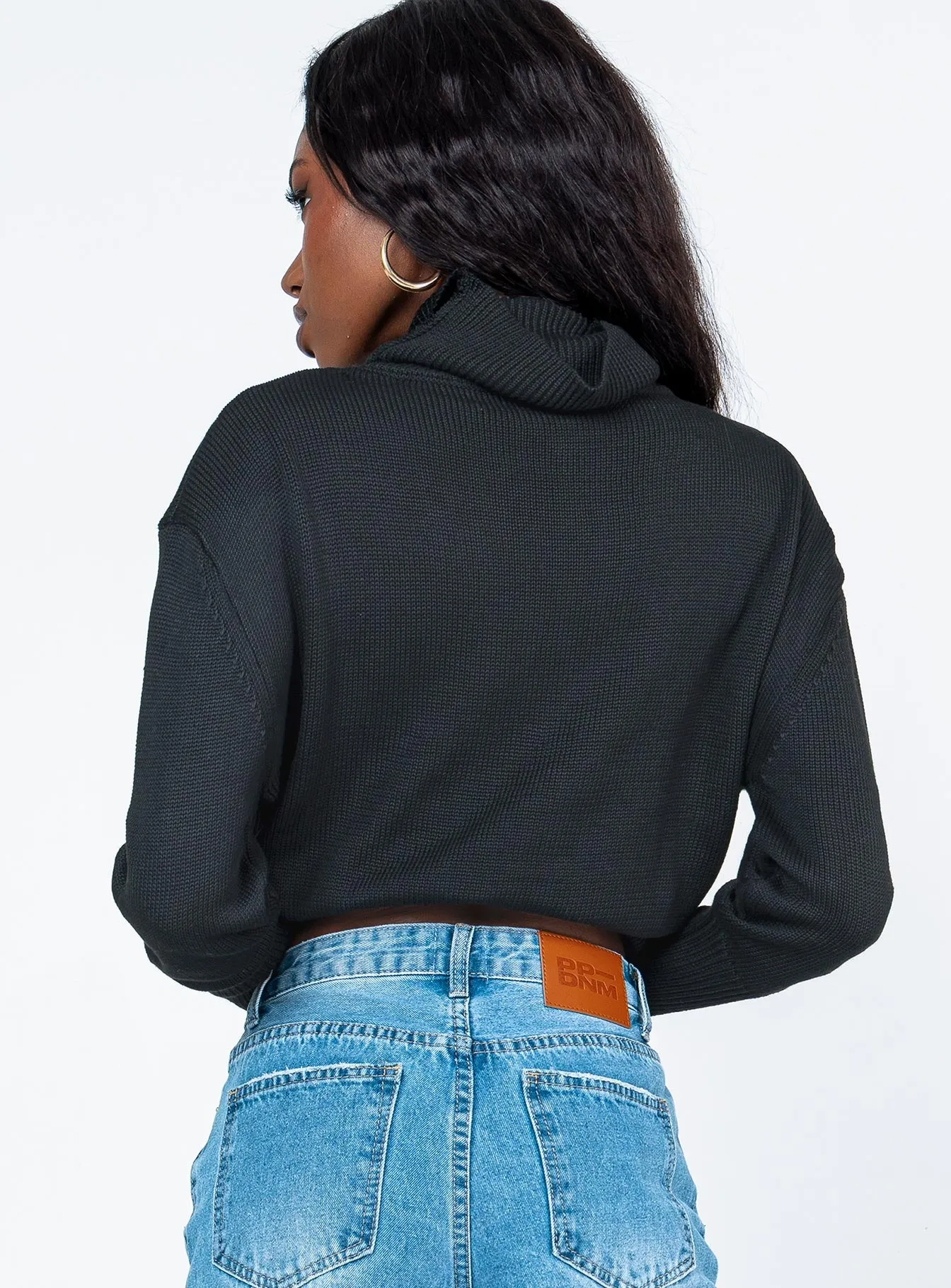 Larnee Turtleneck Sweater Black sold by Princess Polly product image thumbnail 4