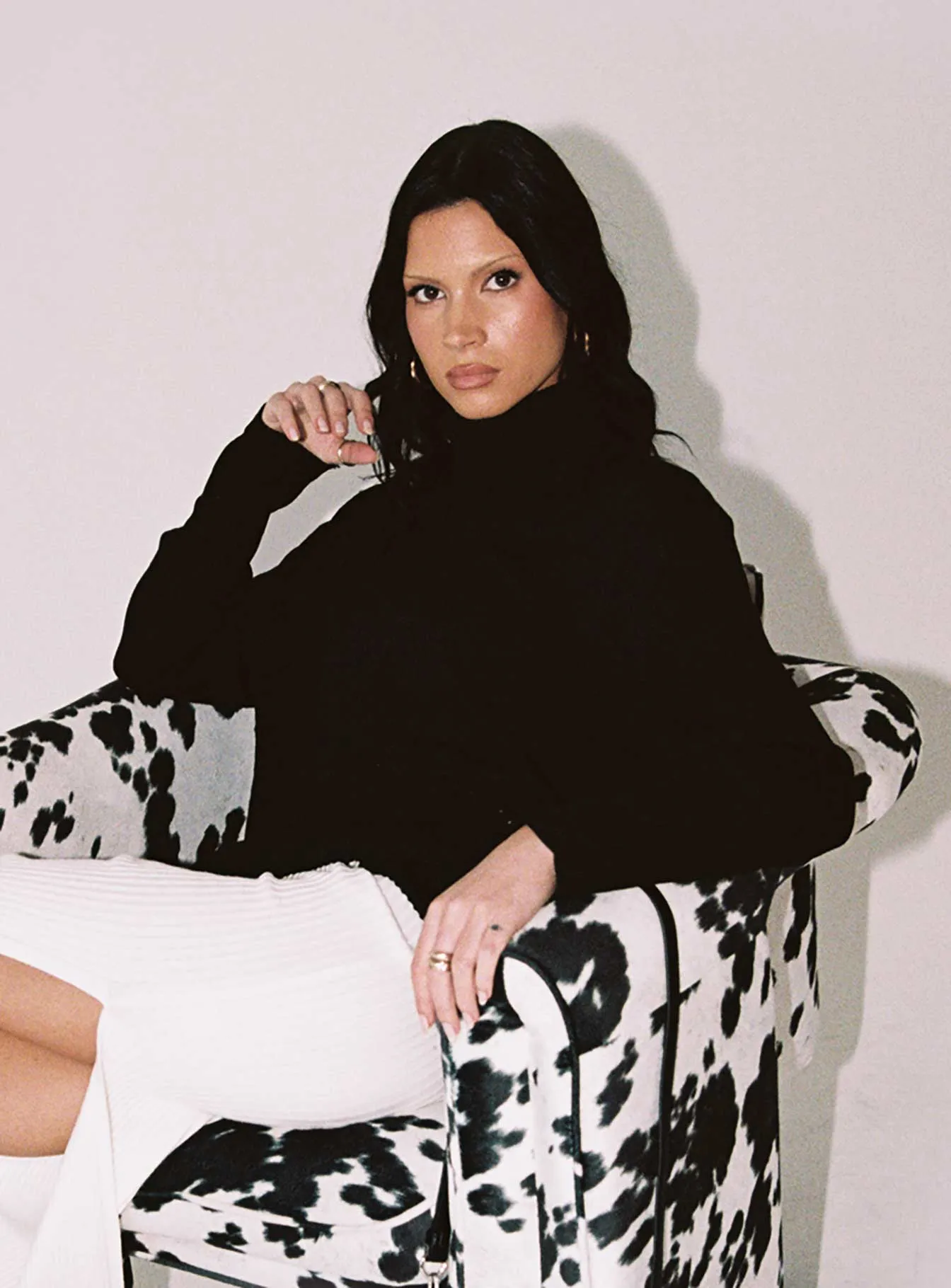 Larnee Turtleneck Sweater Black sold by Princess Polly product image thumbnail 5