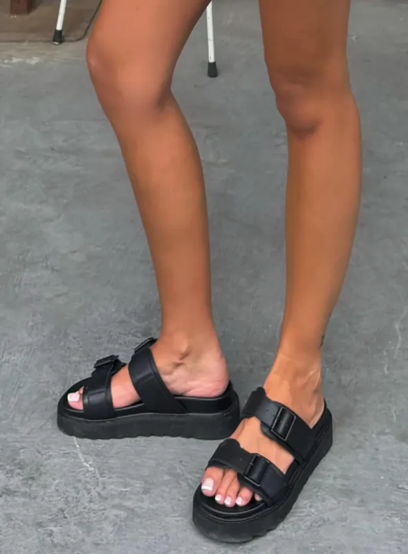 Ma Belle Sandals Black sold by Princess Polly